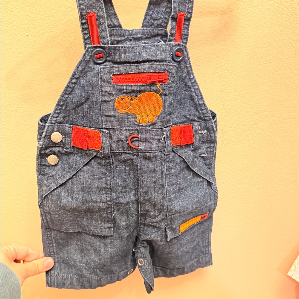 Vintage Hippo Overalls